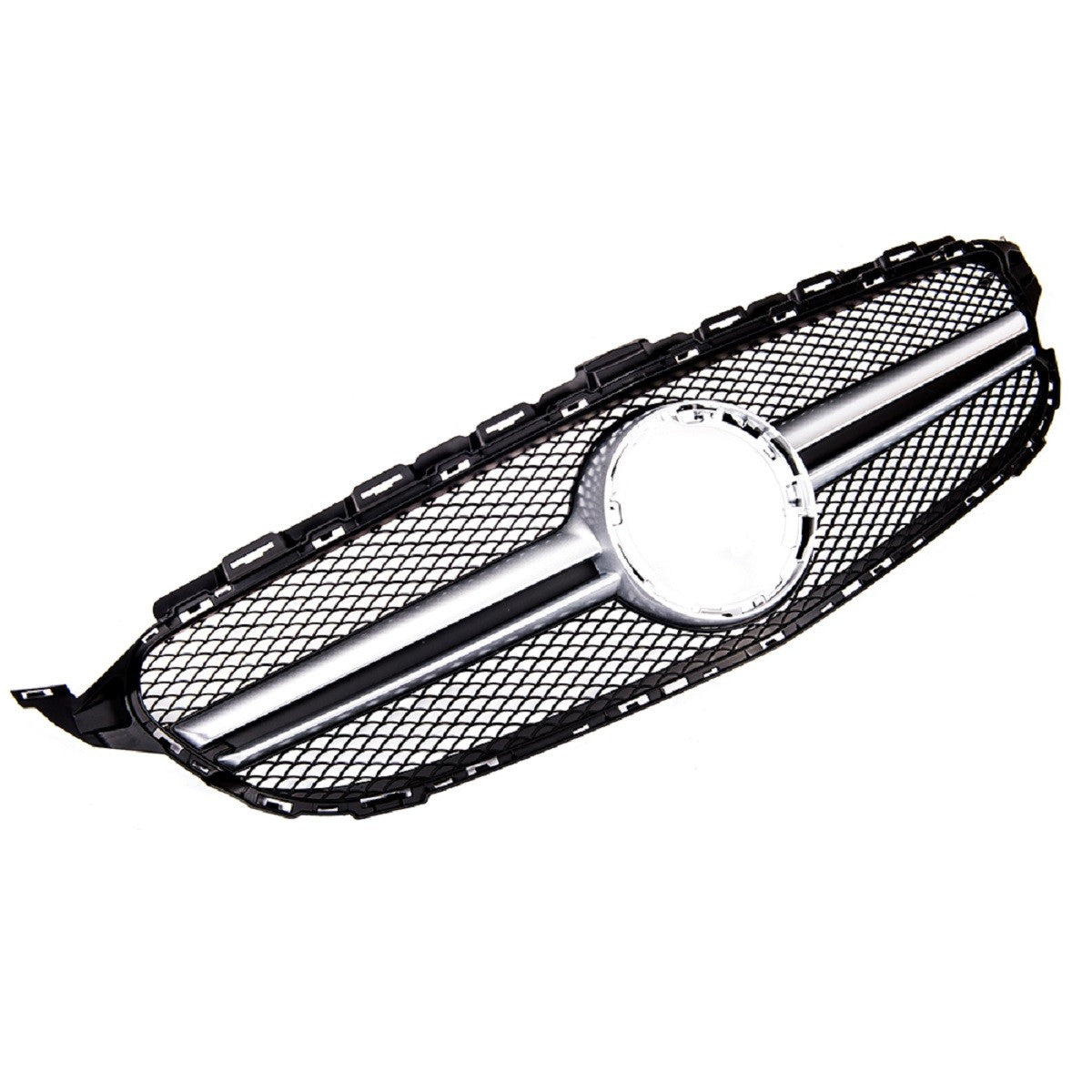 Frontgrill Silber passend für Mercedes C-Klasse W205 2018-2021