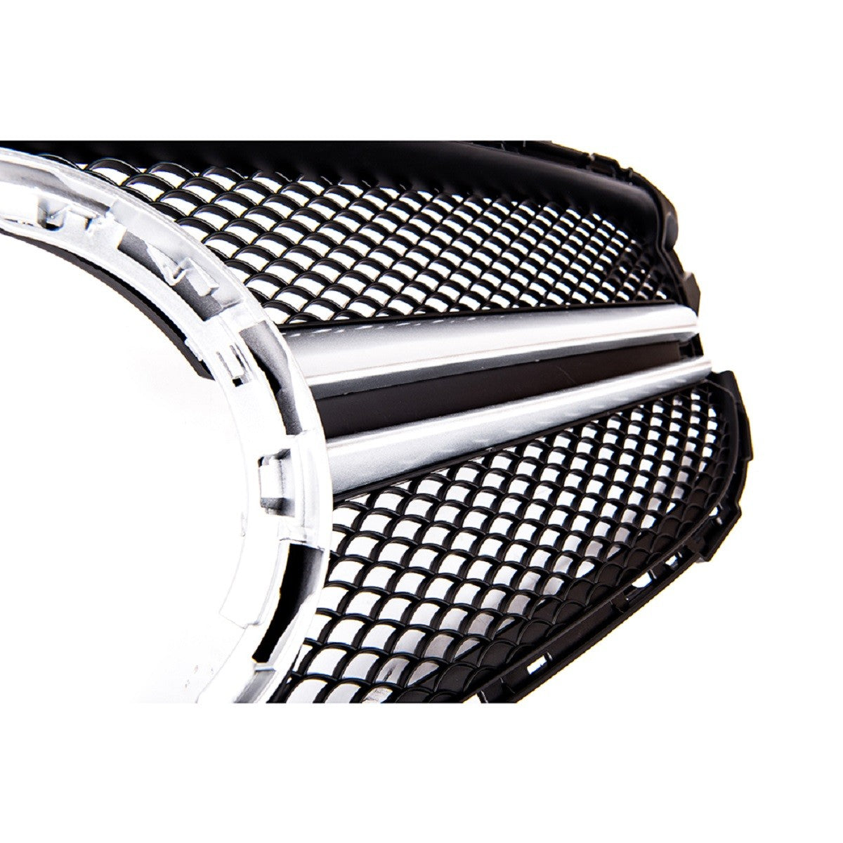 Frontgrill Silber passend für Mercedes C-Klasse W205 2018-2021