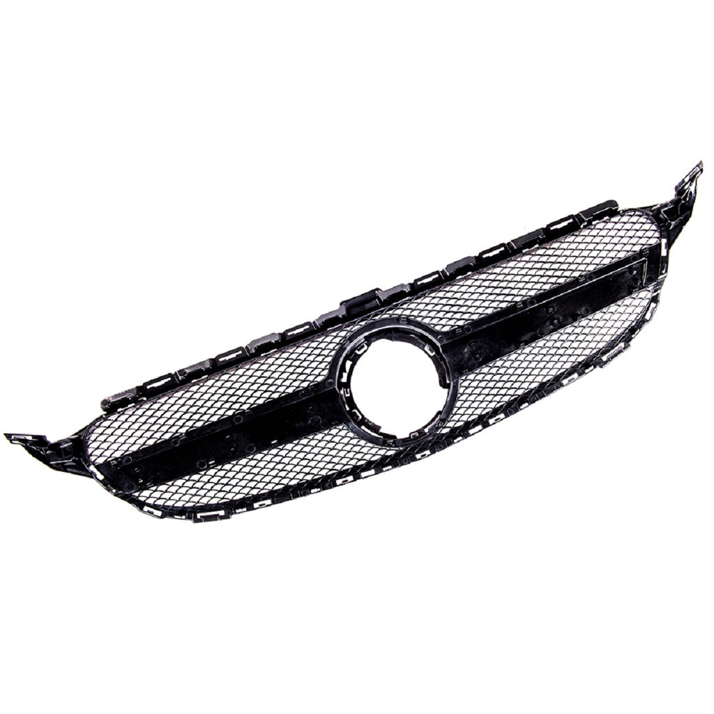 Kühlergrill Schwarz MERCEDES C-Klasse W205 Avantgarde/AMG-Line 2018-2021 ohne Kamera
