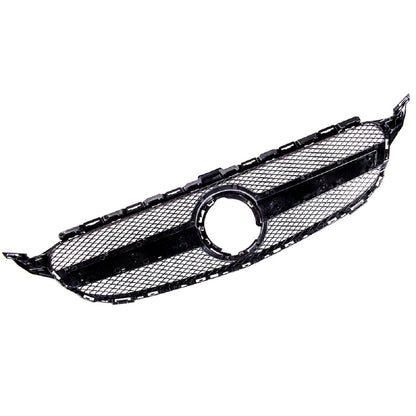Kühlergrill Schwarz MERCEDES C-Klasse W205 Avantgarde/AMG-Line 2018-2021 ohne Kamera