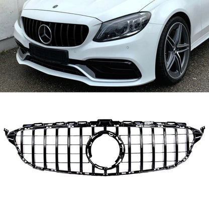Sport Grill GT Gloss Schwarz MERCEDES C-Klasse W205 Facelift 2018-2021