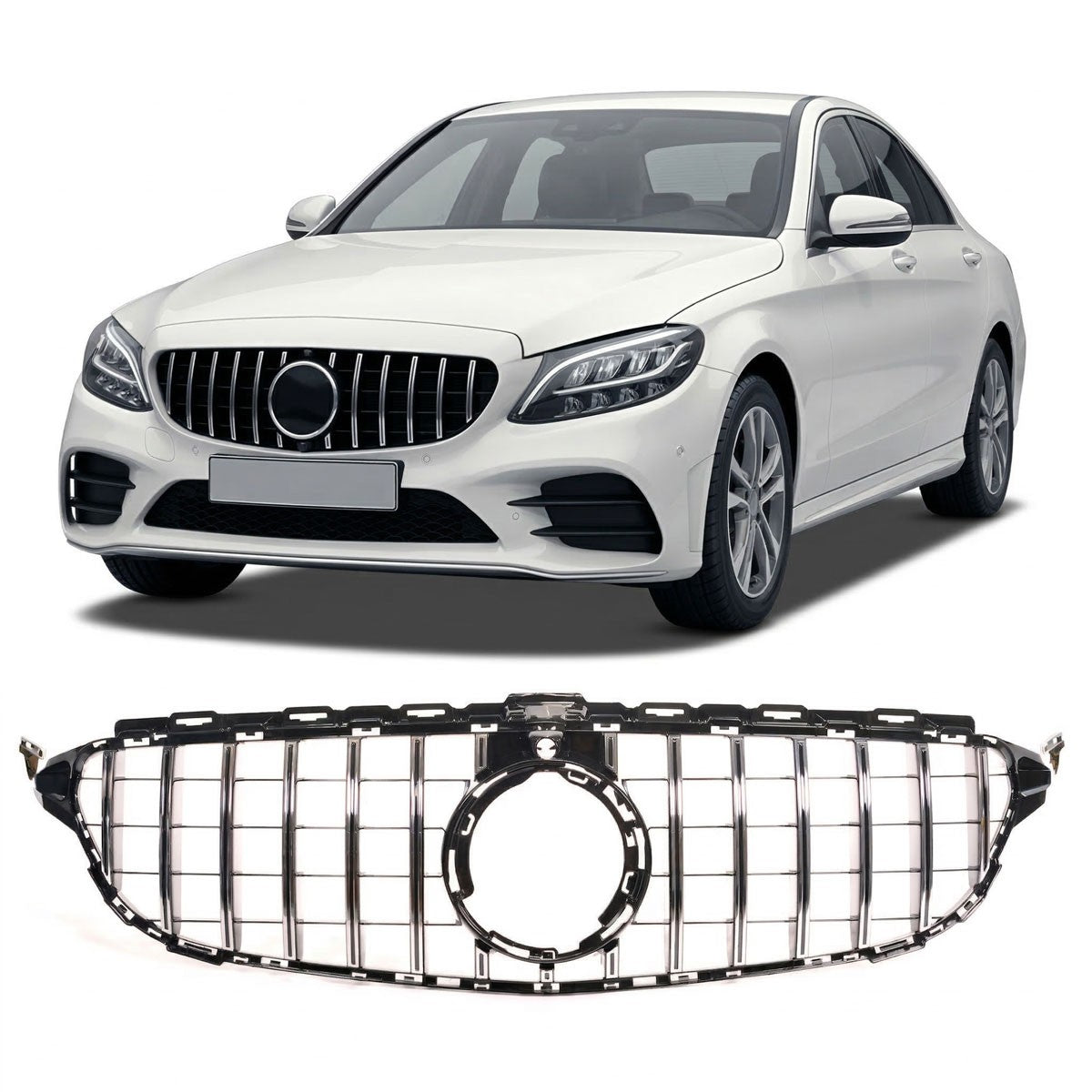 Kühlergrill Panamericana GT passend für Mercedes C-Klasse W205 18-21