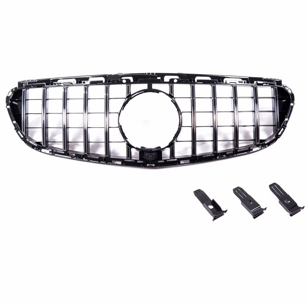 Kühlergrill Panamericana GT Chrom, MERCEDES E-Klasse W212 Limousine T-Modell Facelift 2013-2016
