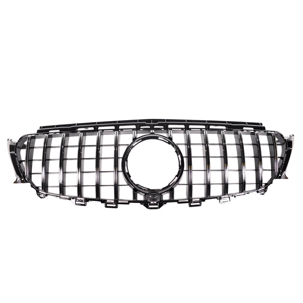 Sport Kühlergrill GT Chrom Schwarz für MERCEDES E-Klasse Modelle 2016-2020