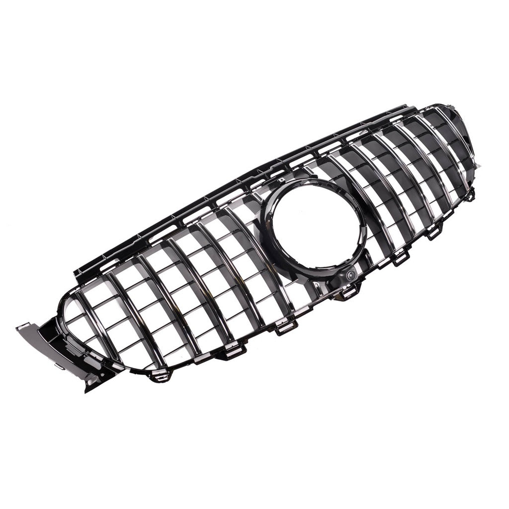 Sport Kühlergrill GT Chrom Schwarz für MERCEDES E-Klasse Modelle 2016-2020