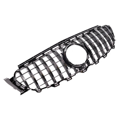 Sport Kühlergrill GT Chrom Schwarz für MERCEDES E-Klasse Modelle 2016-2020