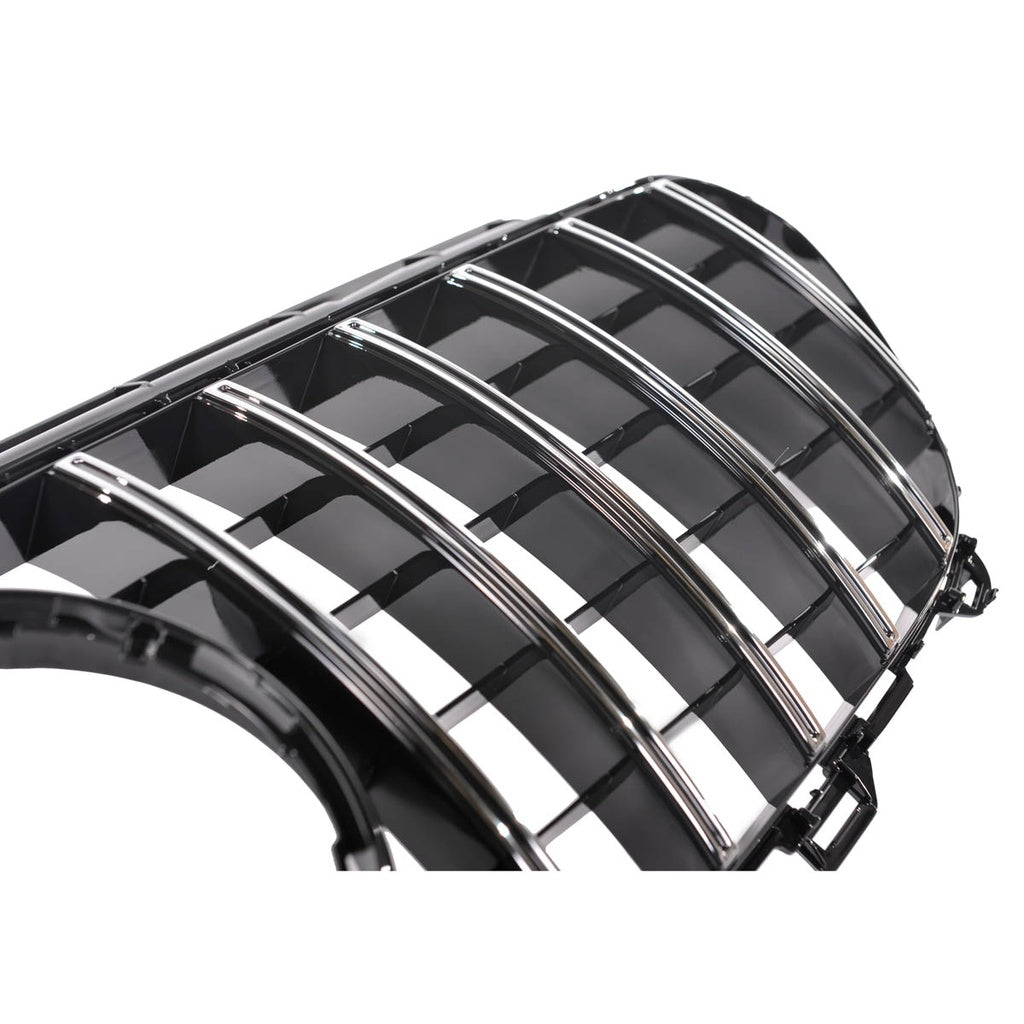 Sport Kühlergrill GT Chrom Schwarz für MERCEDES E-Klasse Modelle 2016-2020