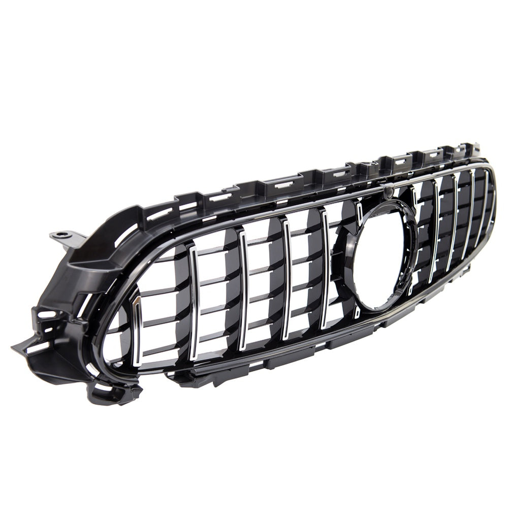 Sport Grill GT Chrome für MERCEDES E-Klasse W213 Schwarz Chrom Modell 2020-2023