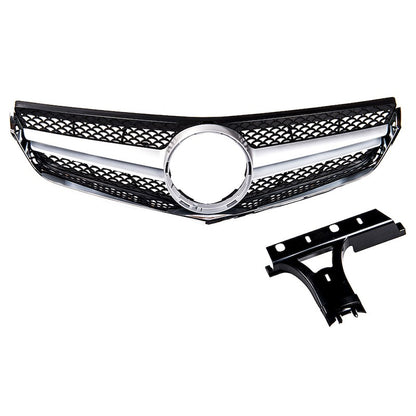 Sportgrill Silber passend für Mercedes E-Klasse C207 Coupé Cabrio 2009-2013