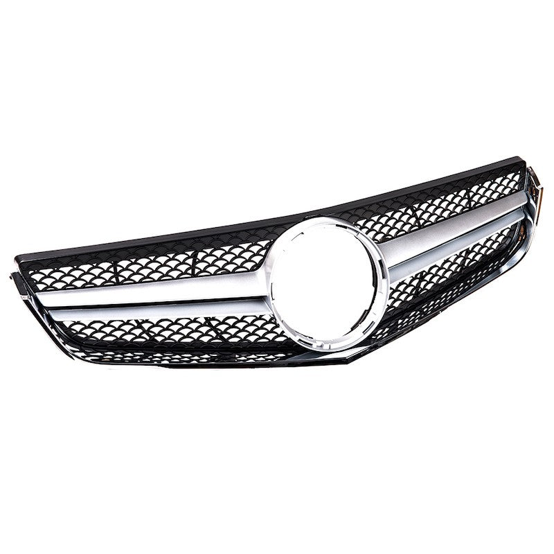 Sportgrill Silber passend für Mercedes E-Klasse C207 Coupé Cabrio 2009-2013