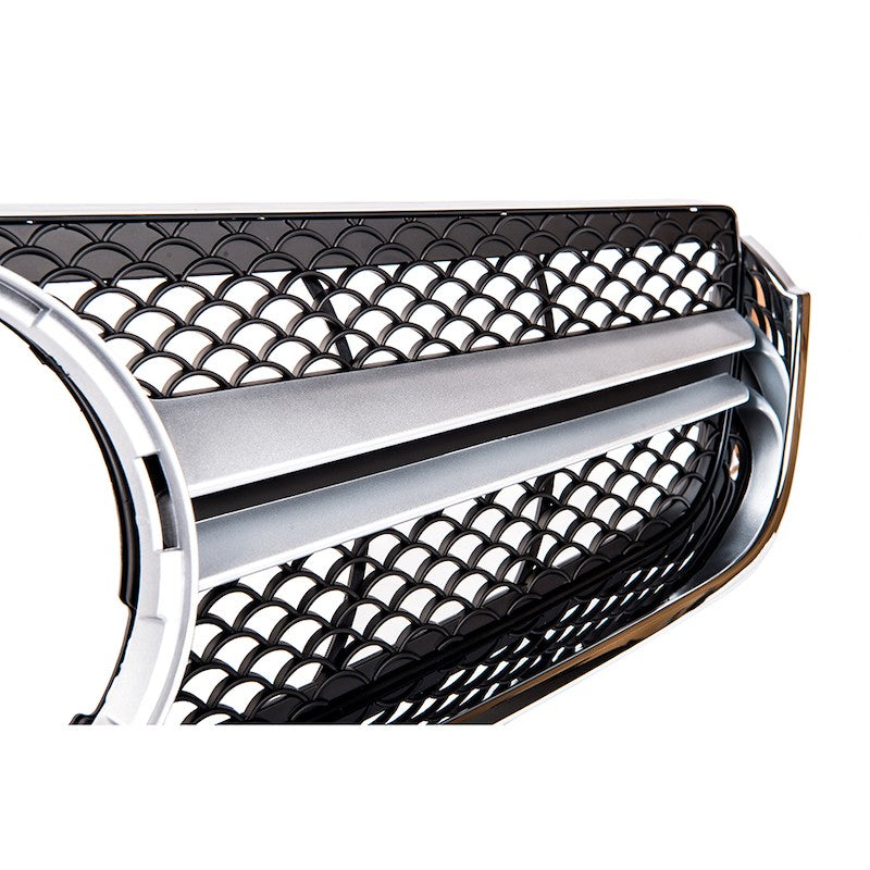 Sportgrill Silber passend für Mercedes E-Klasse C207 Coupé Cabrio 2009-2013