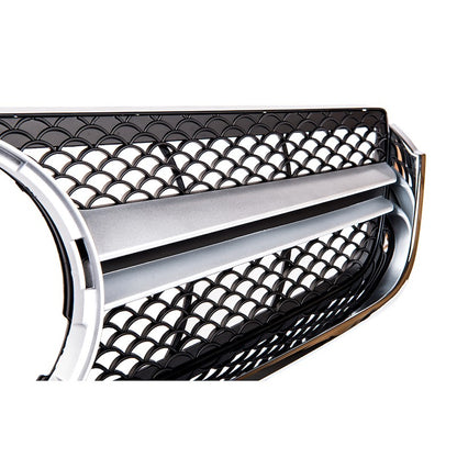 Sportgrill Silber passend für Mercedes E-Klasse C207 Coupé Cabrio 2009-2013