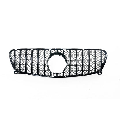 Frontgrill Hochglanz Schwarz Panamericana GT passend für Mercedes GLA X156 2013-2017
