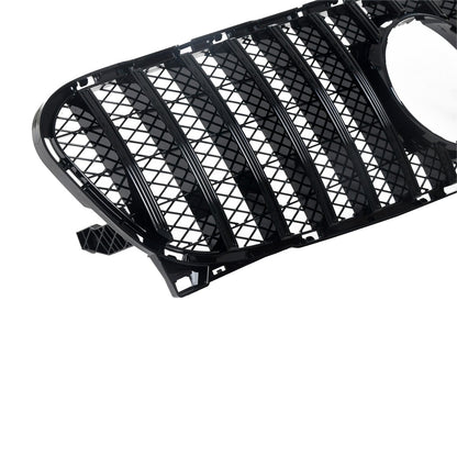 Frontgrill Hochglanz Schwarz Panamericana GT passend für Mercedes GLA X156 2013-2017