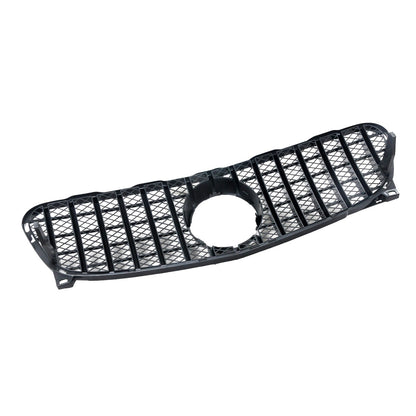 Frontgrill Hochglanz Schwarz Panamericana GT passend für Mercedes GLA X156 2013-2017