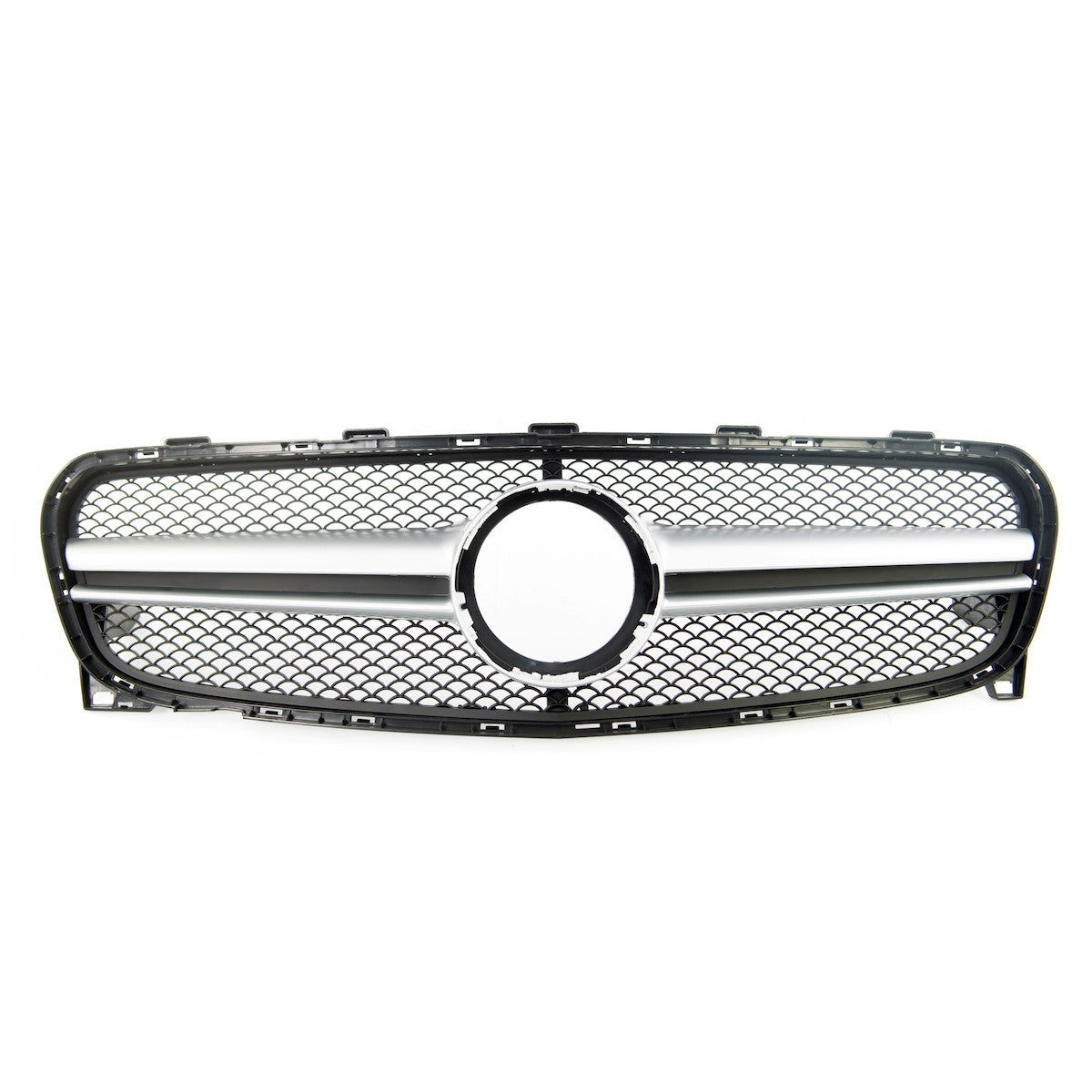 Frontgrill Silber passend für Mercedes GLA X156 2017-2019