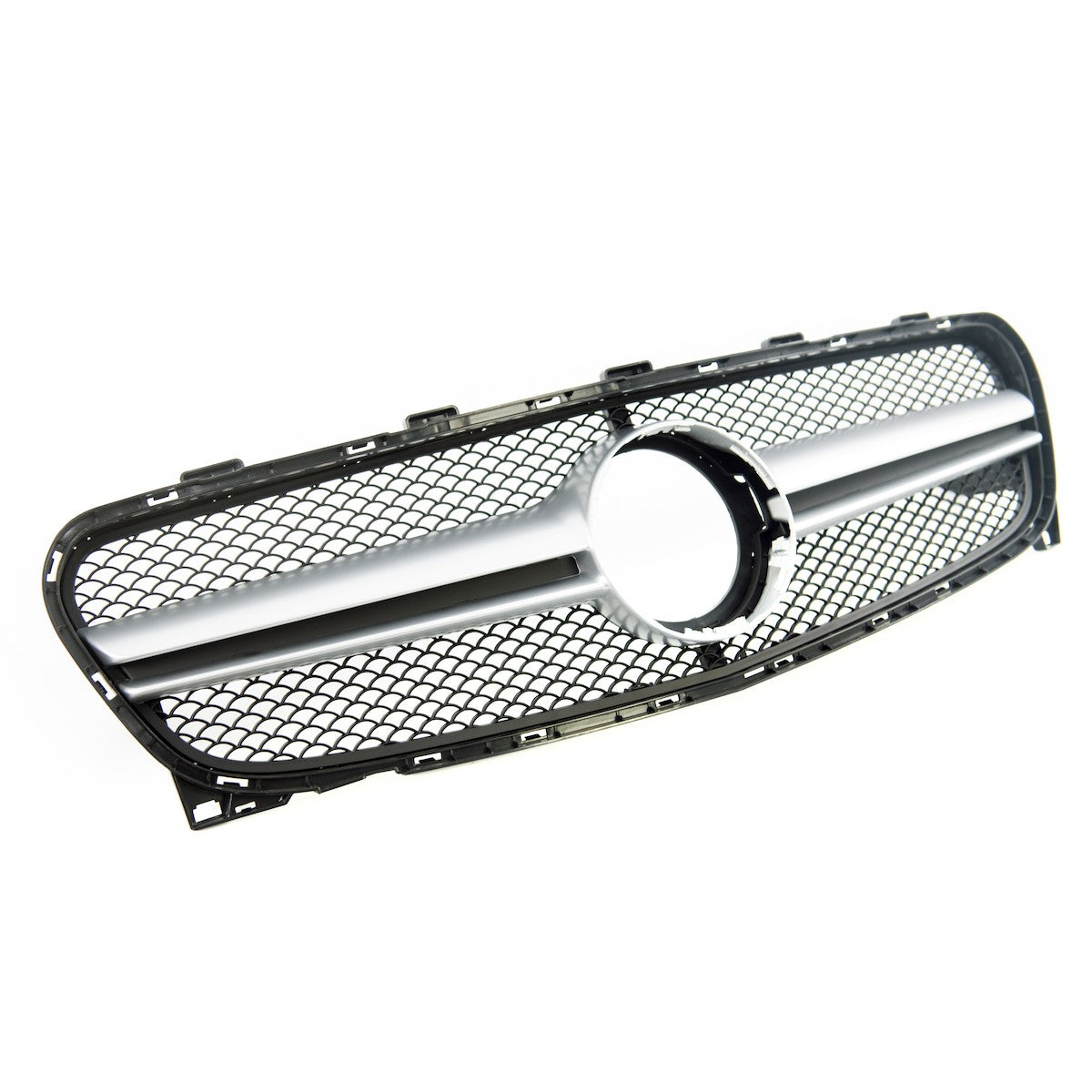 Frontgrill Silber passend für Mercedes GLA X156 2017-2019