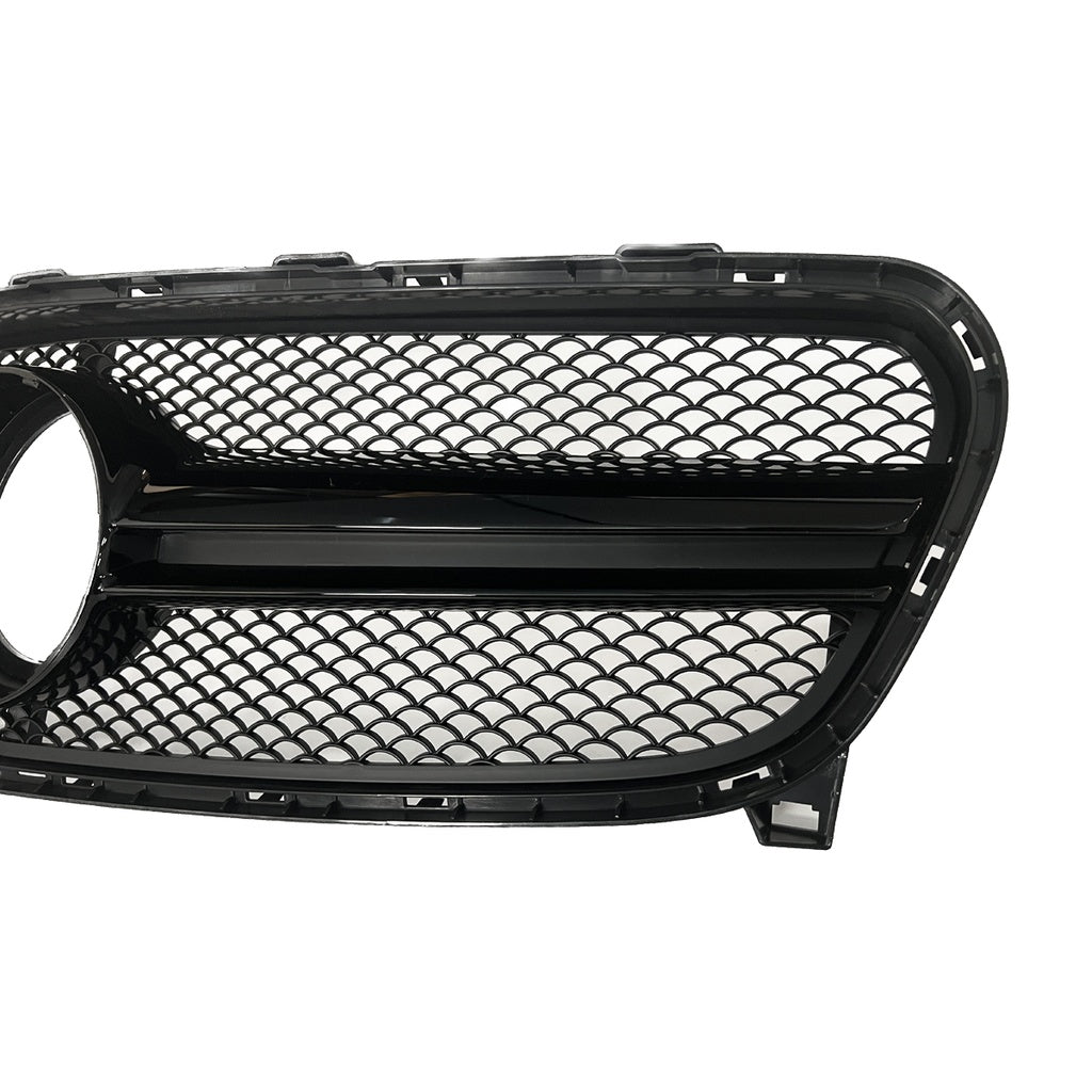 Kühlergrill Schwarz MERCEDES GLA X156 Facelift 2016-2019 ABS-Kunststoff