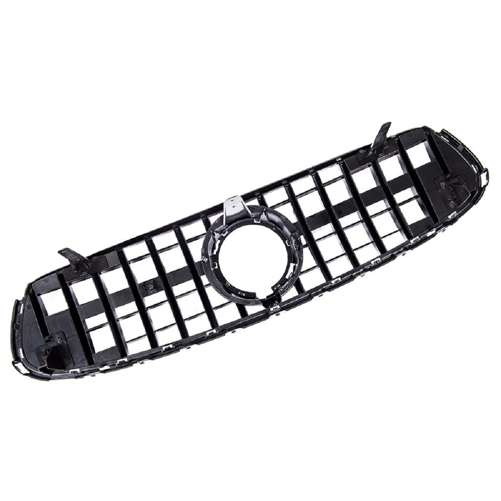 Kühlergrill Panamericana GT Glanz Schwarz mit Kamera für Mercedes GLC X253/C253 SUV & Coupé Facelift 2019-2022 AMG-Line