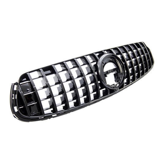 Sport Grill GT Gloss Black Kamera für MERCEDES GLC X253/C253 Facelift 2019-2022
