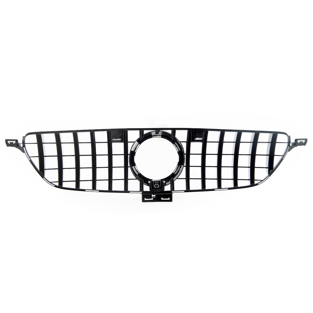 Kühlergrill Panamericana GT Glanzschwarz für MERCEDES GLE W166 2015-2018