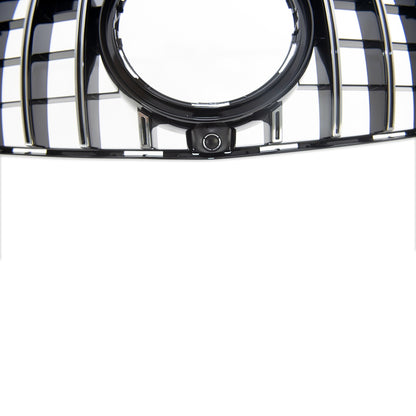 Sport Grill GT Chrom-Schwarz mit Kamera, MERCEDES GLS X166 Facelift 2016-2019 Panamericana