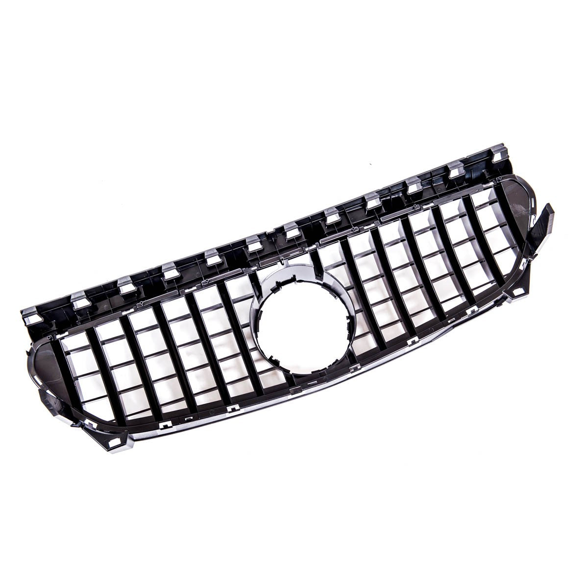 Kühlergrill Hochglanz Schwarz GT passend für Mercedes CLA C117 2013-2016