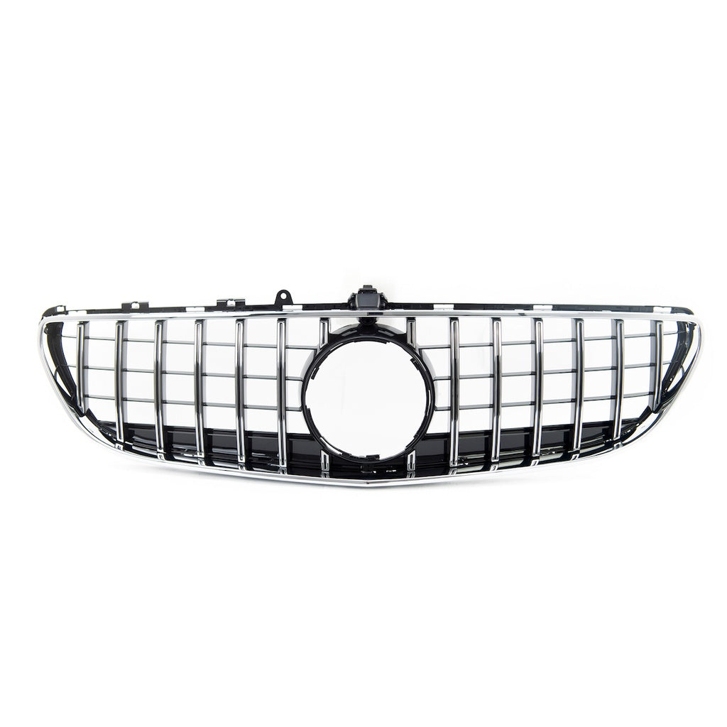 Sport Kühlergrill GT Chrom Schwarz für MERCEDES CLS C218 Facelift 2014-2018 Panamericana