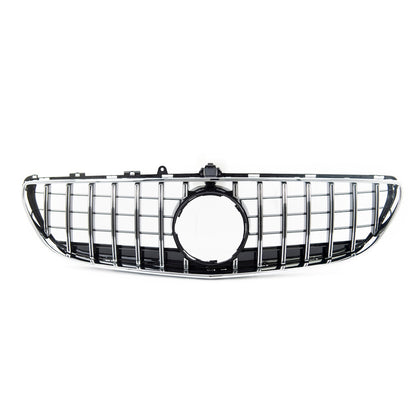 Sport Kühlergrill GT Chrom Schwarz für MERCEDES CLS C218 Facelift 2014-2018 Panamericana