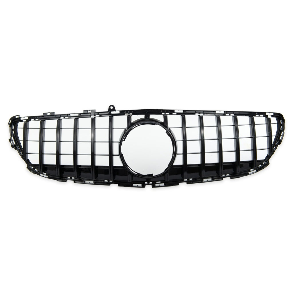 Sport Kühlergrill GT Glanz Schwarz für Mercedes CLS C218 Facelift 2014-2018 Panamericana