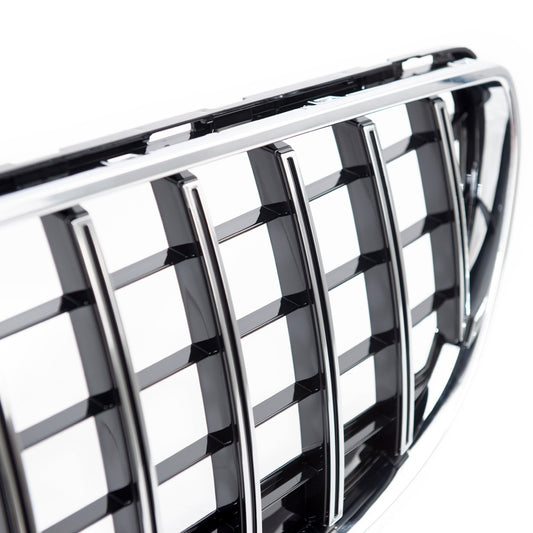 Sport Kühlergrill GT Chrom-Schwarz mit Kamera für MERCEDES CLS Facelift 2014-2018