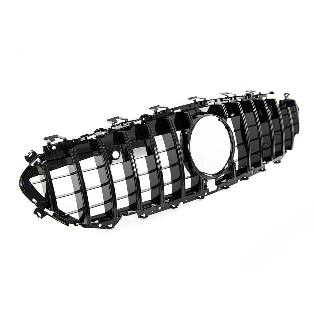 Kühlergrill Panamericana GT Gloss Black, Kamera-kompatibel für Mercedes CLS (C257) ab 2018