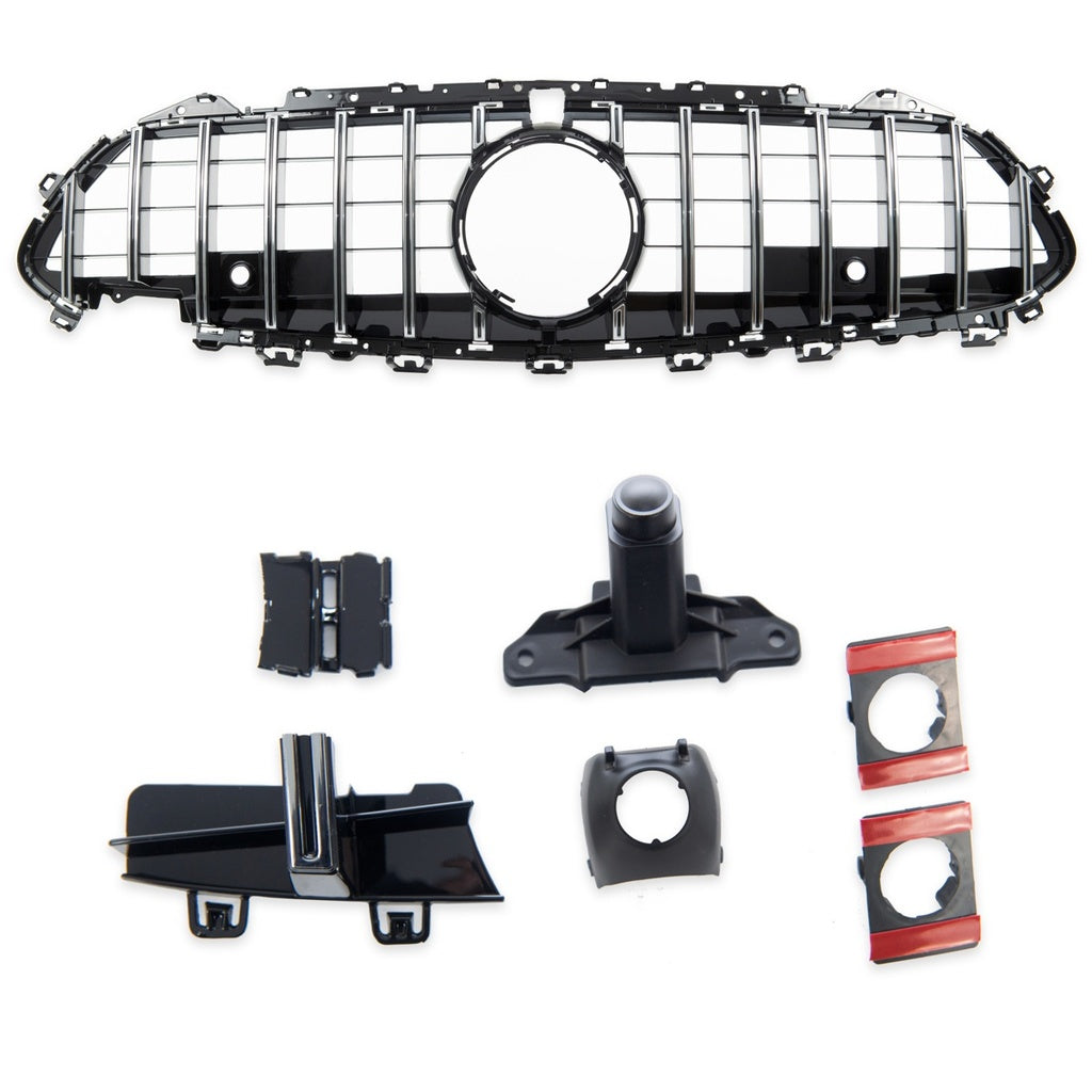 Kühlergrill Chrom-Kamera MERCEDES CLS (C257) 2018-On Panamericana GT-Stil