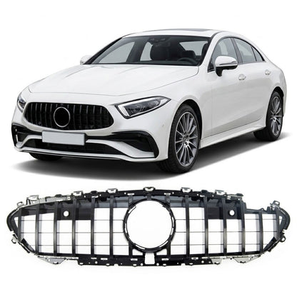 Hochglanz Schwarz Frontgrill passend für Mercedes CLS (C257) 2018-heute