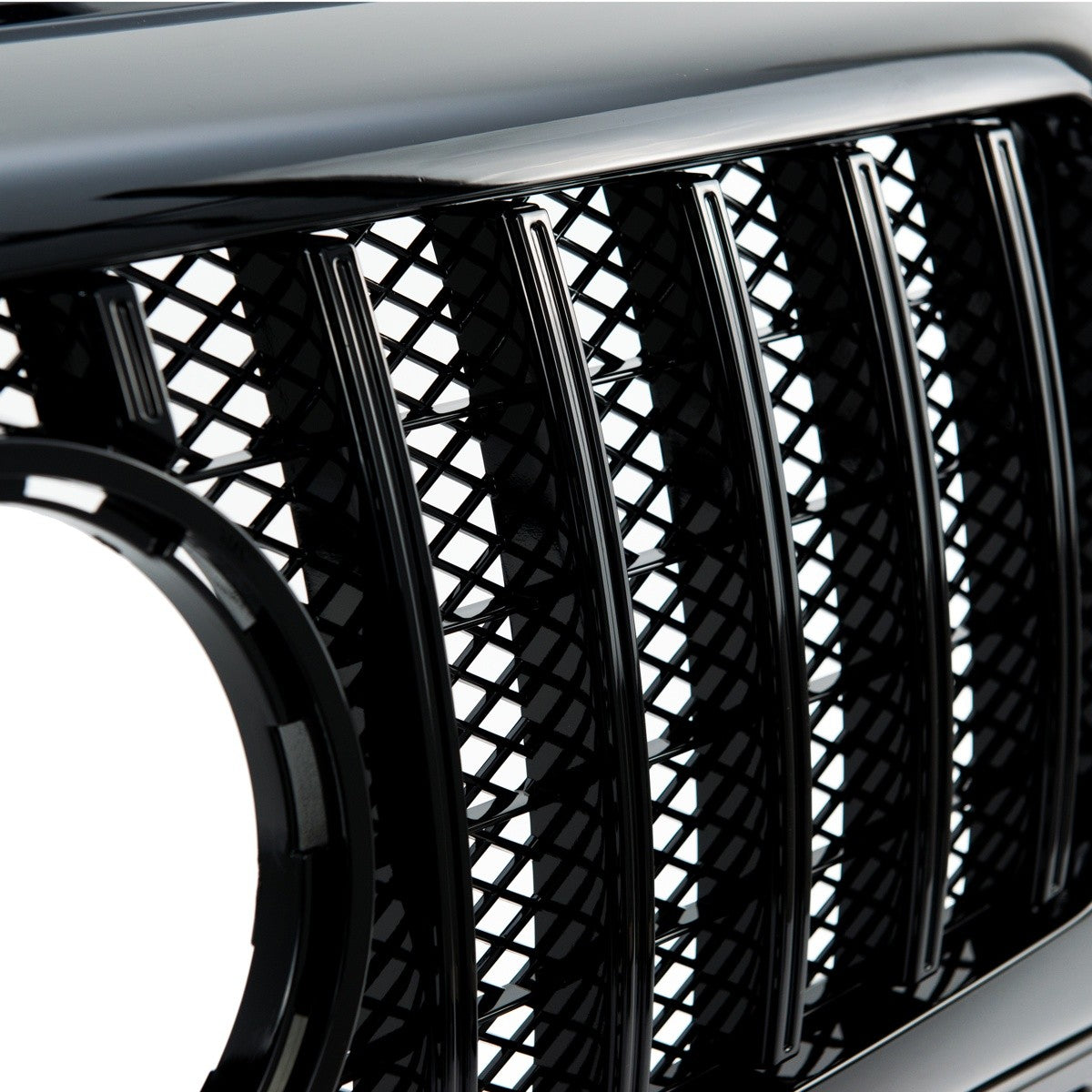 Frontgrill Hochglanz Schwarz passend für Mercedes G-Klasse W463 1990-2018