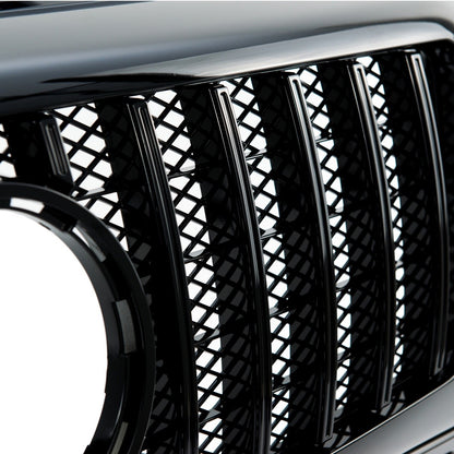 Frontgrill Hochglanz Schwarz passend für Mercedes G-Klasse W463 1990-2018