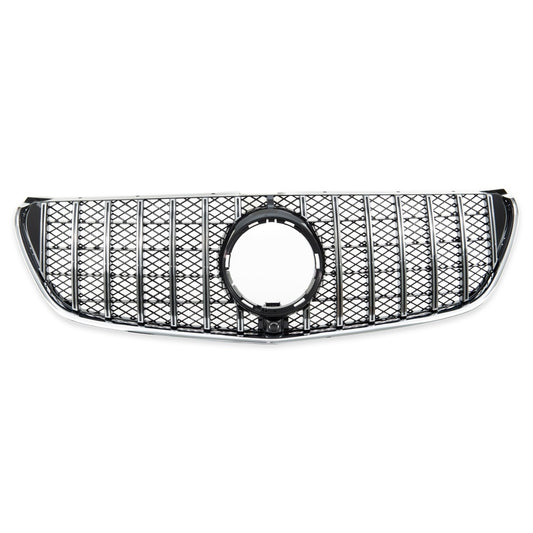 Sport Grill GT Chrom Schwarz mit Kamera für MERCEDES V-Klasse W447 Pre-Facelift 2014-2019