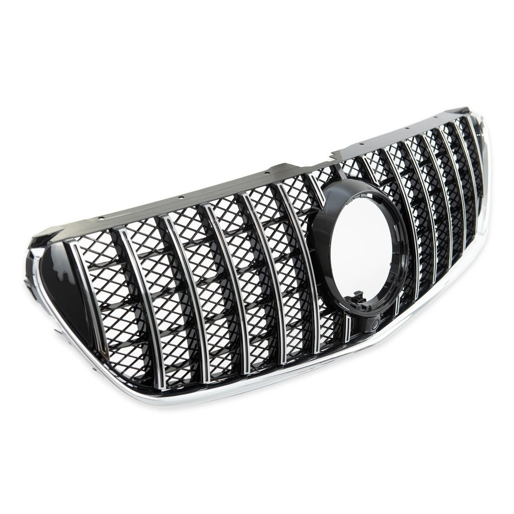 Sport Grill GT Chrom Schwarz mit Kamera für MERCEDES V-Klasse W447 Pre-Facelift 2014-2019