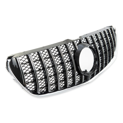 Sport Grill GT Chrom Schwarz mit Kamera für MERCEDES V-Klasse W447 Pre-Facelift 2014-2019