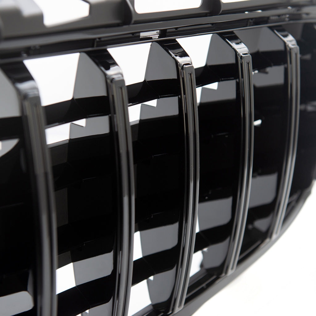 Sport Kühlergrill GT Chrom Schwarz für MERCEDES AMG GT C190 2015-2017 Panamericana