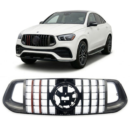 Kühlergrill Carbon-Optik passend für Mercedes GLE V167 C167 2018+