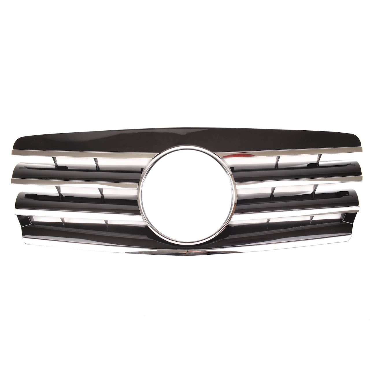 Chrom & Schwarz Frontgrill passend für Mercedes C-Klasse W202/S202 1993-2000