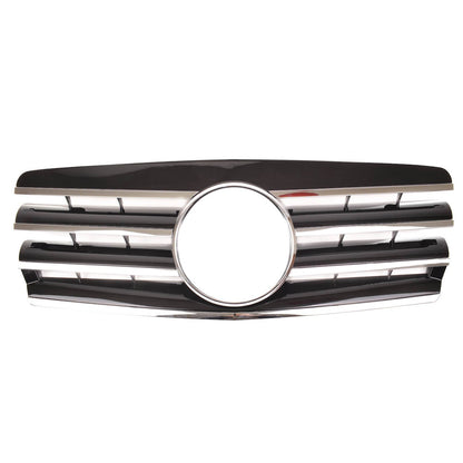 Chrom & Schwarz Frontgrill passend für Mercedes C-Klasse W202/S202 1993-2000