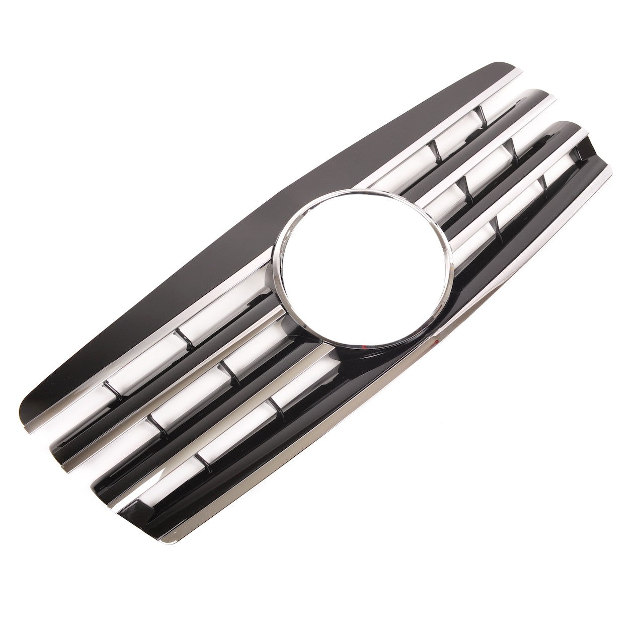 Chrom & Schwarz Frontgrill passend für Mercedes C-Klasse W202/S202 1993-2000