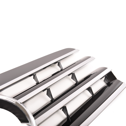 Chrom & Schwarz Frontgrill passend für Mercedes C-Klasse W202/S202 1993-2000