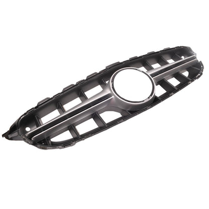 Sport Kühlergrill Silber A-Typ für MERCEDES C-Klasse 2014-2018 ohne Kamera