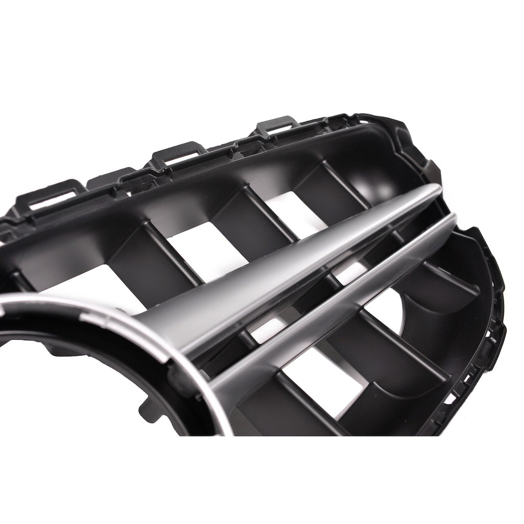 Sport Kühlergrill Silber A-Typ Kamera Mercedes C-Klasse W205 Modell 2014-2018