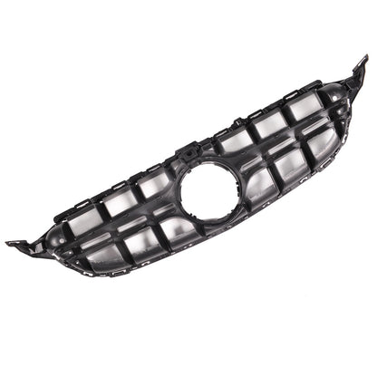 Sport Kühlergrill Silber A-Typ Kamera Mercedes C-Klasse W205 Modell 2014-2018