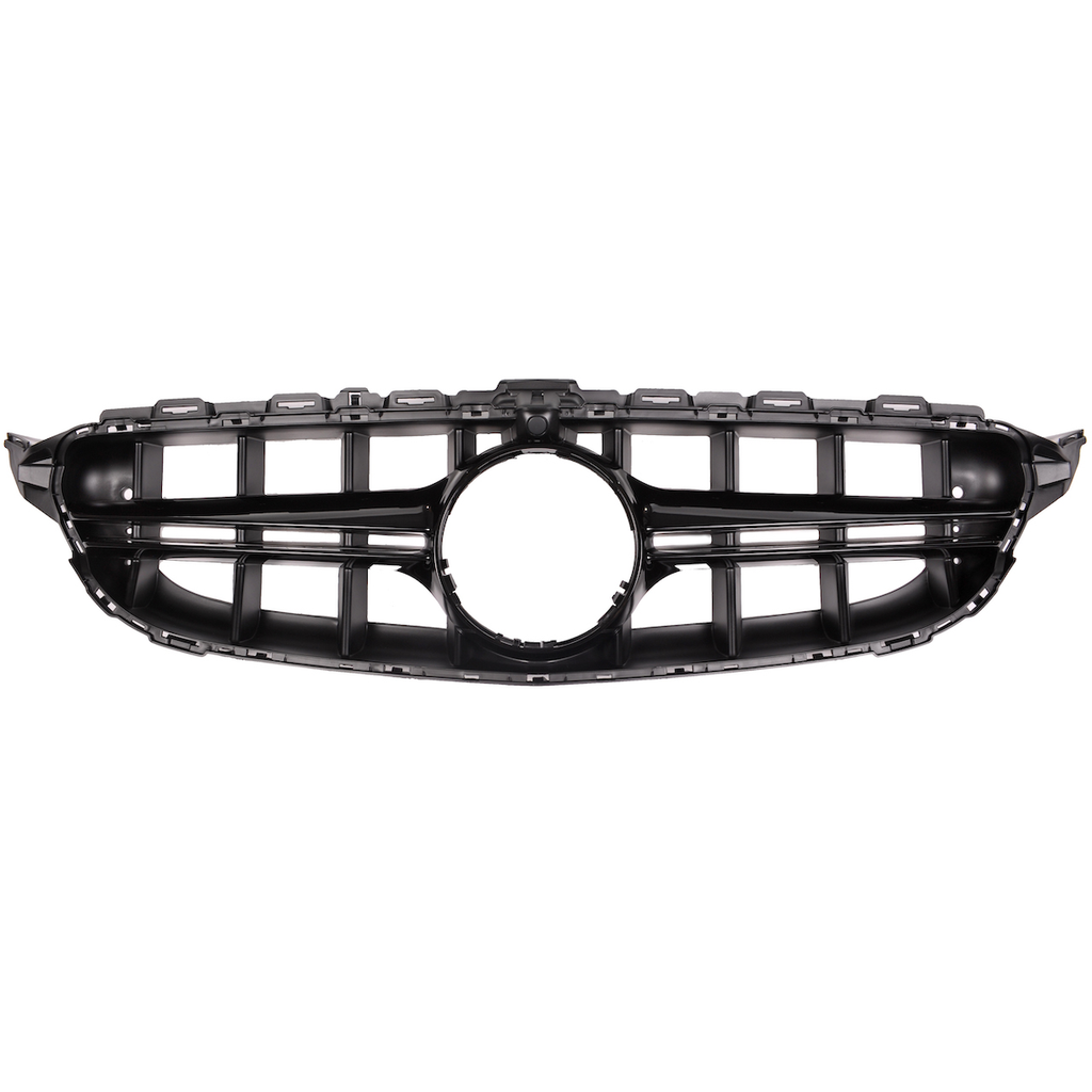 Sport Grill Glänzend Schwarz A-Type mit Kamera für MERCEDES C-Klasse W205 2014-2018
