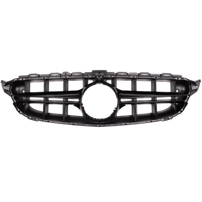 Sport Grill Glänzend Schwarz A-Type mit Kamera für MERCEDES C-Klasse W205 2014-2018
